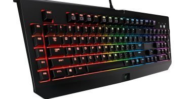 Razer BlackWidow Chroma Mechanical Gaming Keyboard Quarter